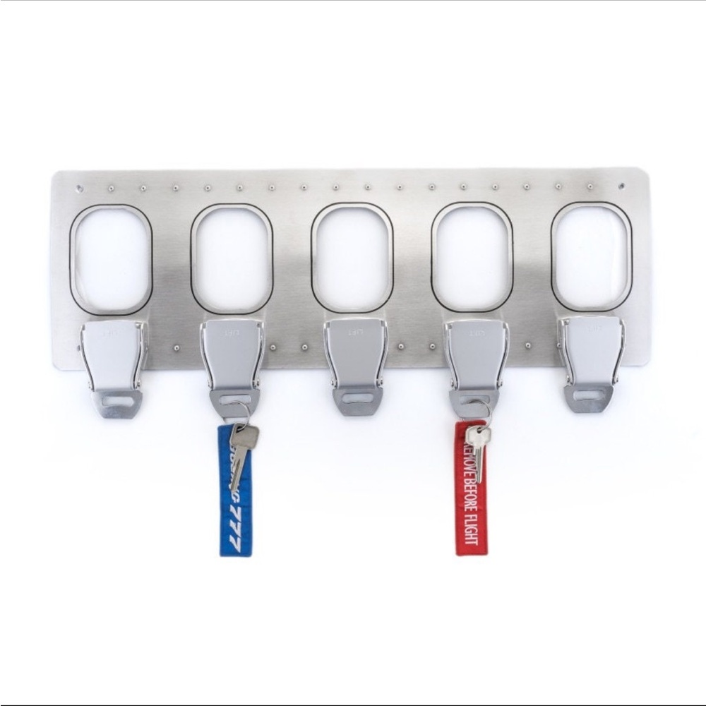 Aviation Seatbelt Key Rack Key Holder Birthday Gift for Pilot Aircraft